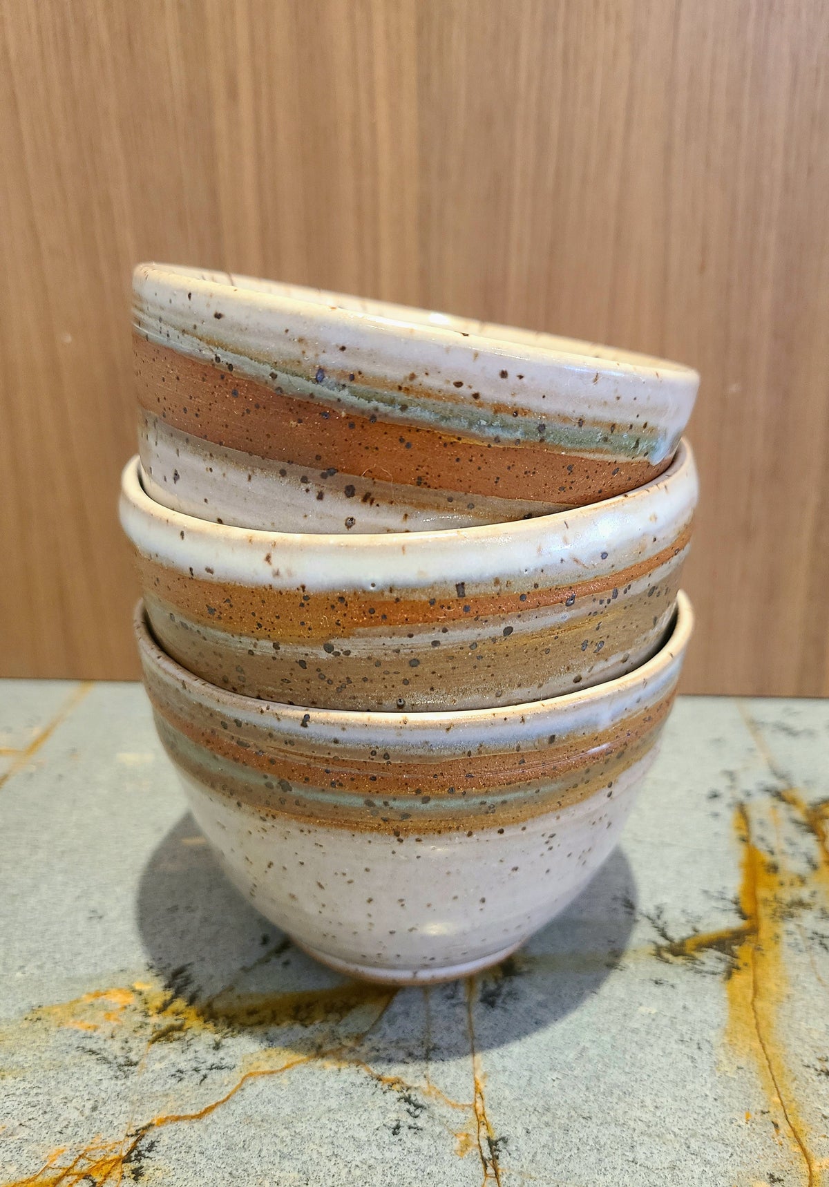 Wheel Thrown Small Ceramic Ingredient Prep Bowl