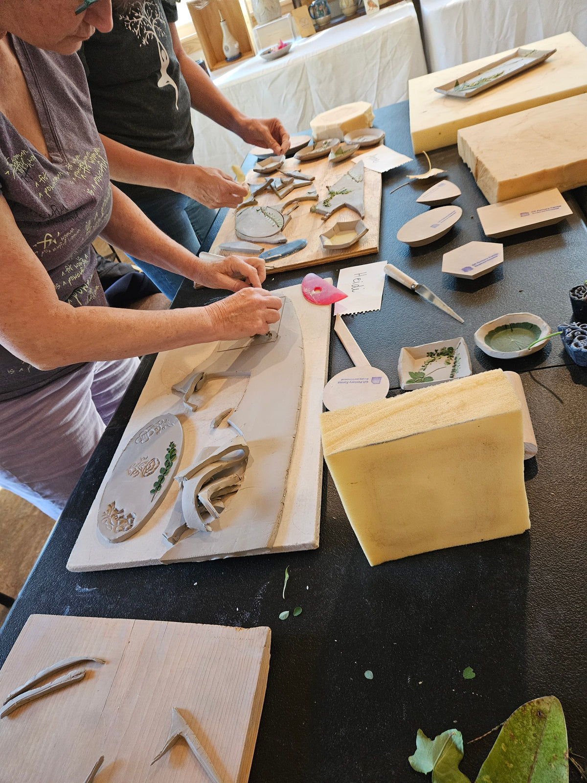 Be a Maker- Botanical Print Dishes